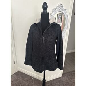 1 Madison Expedition Heritage Collection Winter Coat Parka Black Small Hoodie